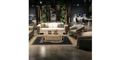 ЛАКШЕРИ LUXURY СЕРЫЙ/БЕЖ СТОЛ ЖУРНАЛЬНЫЙ